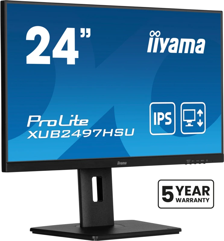 Image of iiyama ProLite XUB2497HSU 24 IPS Full HD 100Hz 1ms Monitor XUB2497HSU-B2 Black