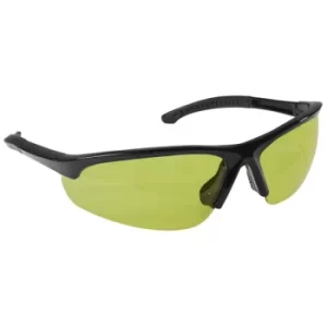 image of Worksafe 9215 Zante Style Amber Lens Safety Glasses with Flexi Arms