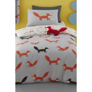 image of Mr Fox Reversible Duvet Set