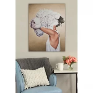 Image of 7436502942938-70100 Multicolor Decorative Canvas Painting