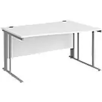 Image of Dams International Wave Desk MCM14WRSWH 1,400 x 725 x 800 - 990 mm