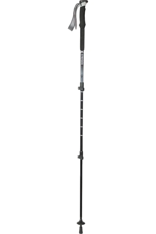 Image of Trespass Trespass Stryder 2 Piece Walking Pole Set in Black One Size Unisex 5059000842702