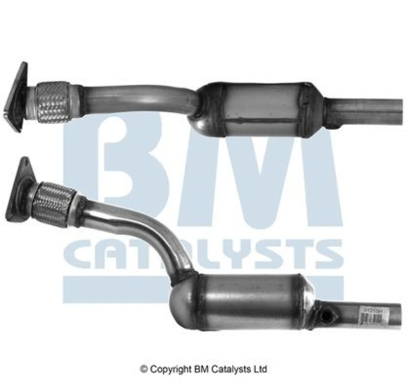 Image of BM CATALYSTS BM91255H Catalytic Converter Non-approved Ceramic Catalyst Converter (429)