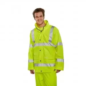 Image of Beeswift Super B-Dri Breathable Jacket Saturn Yellow S PUJ471SYS