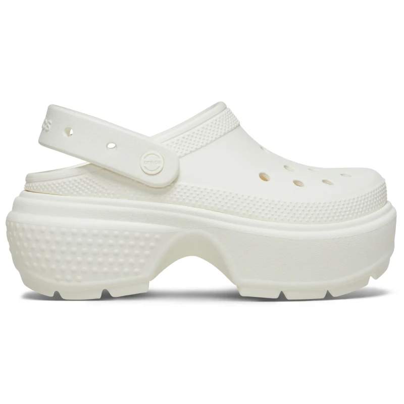 Image of Crocs Unisex Stomp Clogs Chalk W5/M4