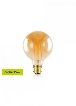 Image of Integral Sunset Vintage Globe 95mm 5W 40W 1800K 380lm B22 Dimmable Lamp