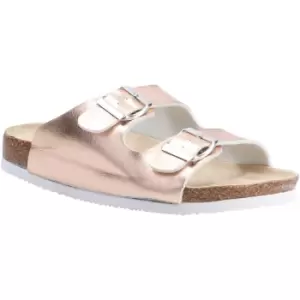 Image of Divaz Womens Ladies Nimes Two Buckle Slider Sandals UK Size 7 (EU 40)
