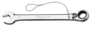 Image of Beta Tools 142HS H-Safe Tethered Ratchet Combination Spanner 10 x10mm 001424010