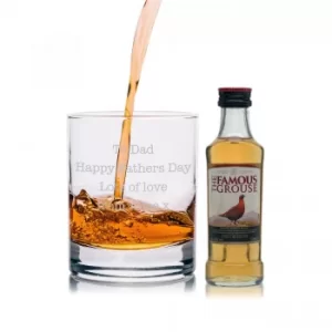 Image of Personalised Famous Grouse and Tumbler Set