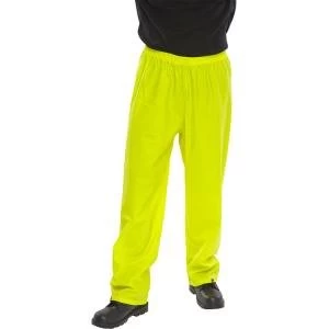 image of B Dri Weatherproof Super Trousers 2XL Saturn Yellow Ref SBDTSYXXL Up