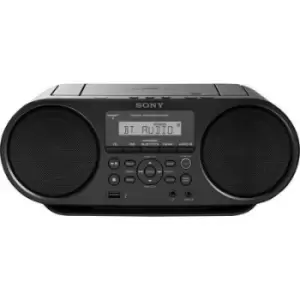 Sony ZS-RS60BT Radio CD player FM AUX, Bluetooth, CD, USB Recording mode Black