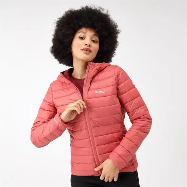 Image of Regatta Womens Hooded Marizion Jacket - Mineral Red(Rumba Red) 14