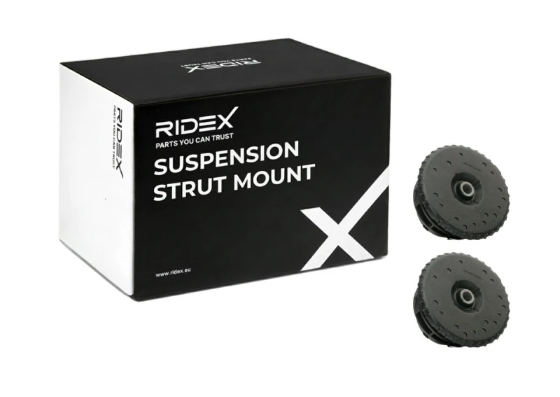 Image of RIDEX 1180S1001 Top strut mount Front Axle, with rolling bearing Suspension Strut Support Bearing (1180)