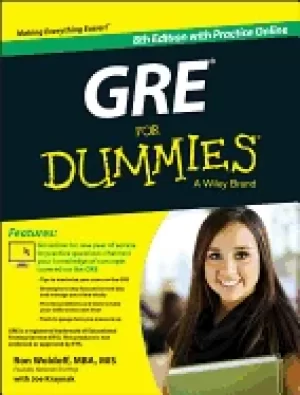Image of gre for dummies with online pra