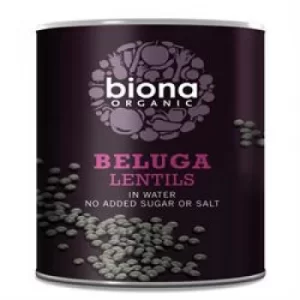 image of Biona Organic Black Beluga Lentils 400g