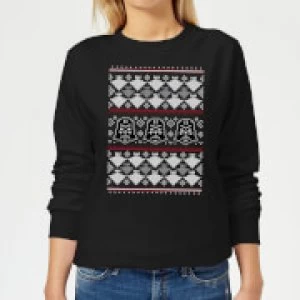 Image of Star Wars Imperial Darth Vader Womens Christmas Sweatshirt - Black