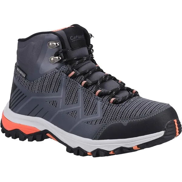 Image of Cotswold Womens Wychwood Waterproof Walking Hiking Ankle Boots - UK 5 Grey female GDE2541GRY5