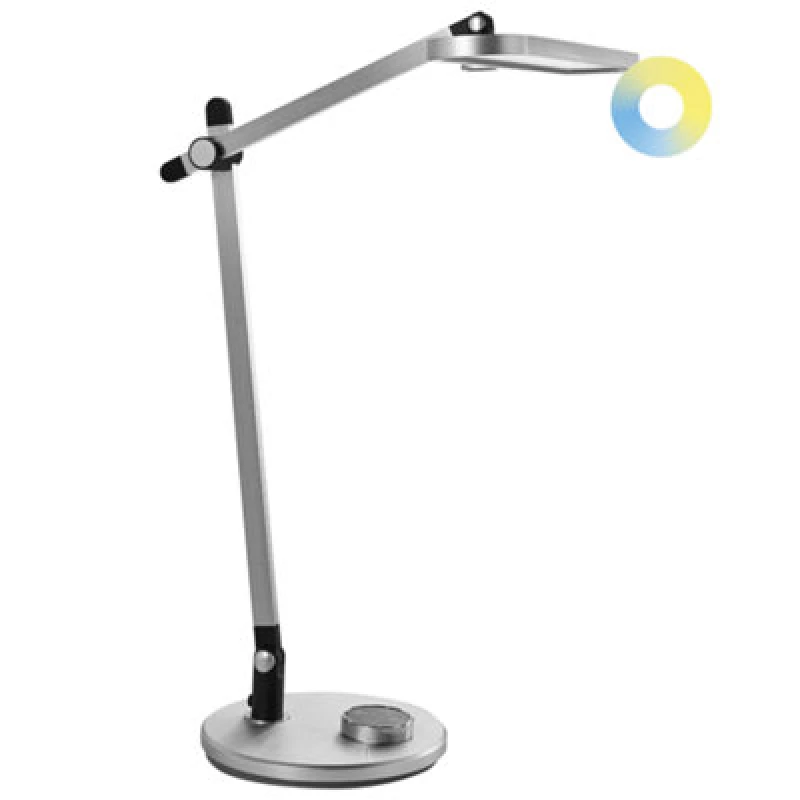 Image of Beliani LED Desk Lamp Hydrus With Dimmer Silver