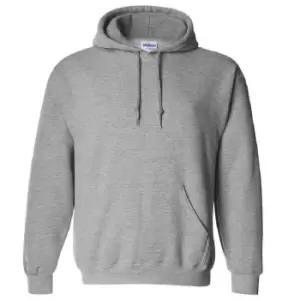 image of Gildan Heavyweight DryBlend Adult Unisex Hooded Sweatshirt Top / Hoodie (13 Colours) (M) (Sport Grey)