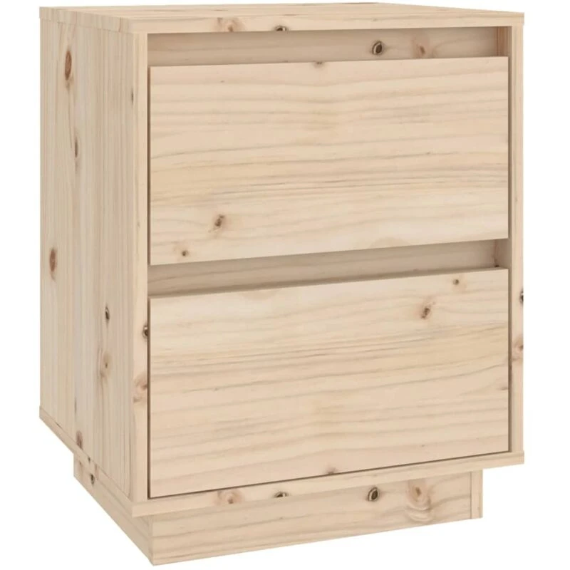 Image of VIDAXL Bedside Cabinet 40x35x50cm Solid Wood Pine Vidaxl 8720286840122