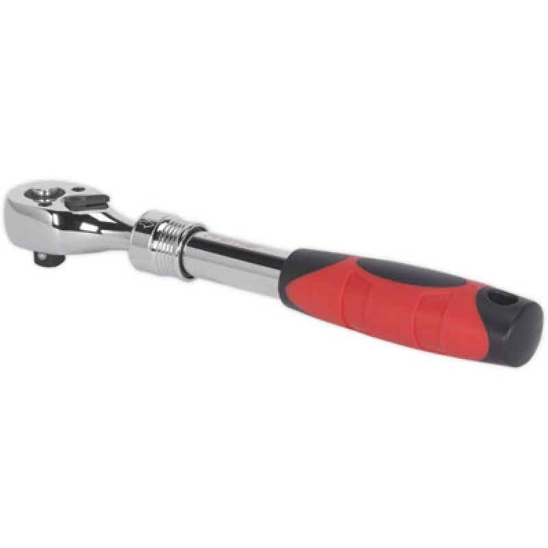 Image of Loops Extendable Flip Reverse Ratchet Wrench - 3/8 Inch Sq Drive - Pear-Head Design Multi