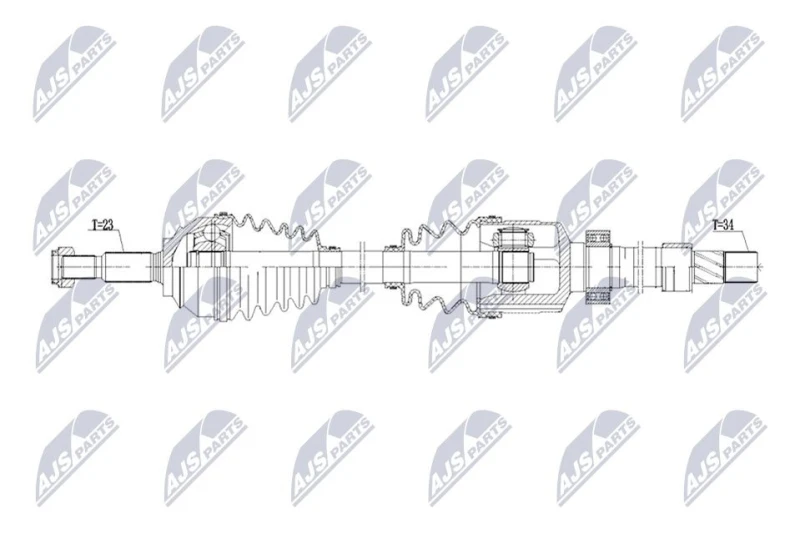 Image of NTY Drive shaft NTY NPW-RE-257