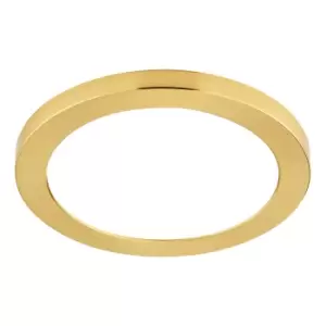 image of Spa 217mm Tauri LED Flush Ceiling Light Ring Satin Brass