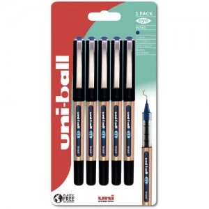 Image of Uni-Ball Eye Broad UB-150-10 BL Plastic Free Packaging PK5