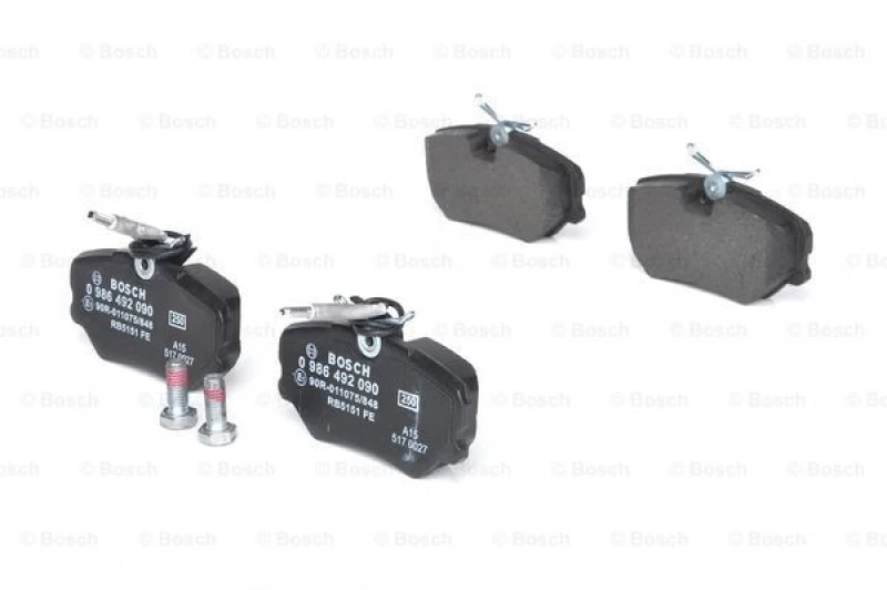 Image of Brake pad set Bosch 0 986 492 090