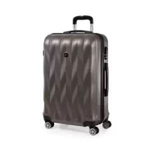 image of Gino Ferrari Nexem GFL00451-M Medium Dark Grey Trolley Suitcase