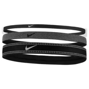 Image of Nike Mixed Headbands 3 Pack - Black