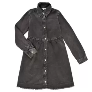 image of Pepe jeans FLORIDA DRESS Girls Childrens dress in Black - Sizes 8 years,10 years,12 years,14 years,16 years,18 ans