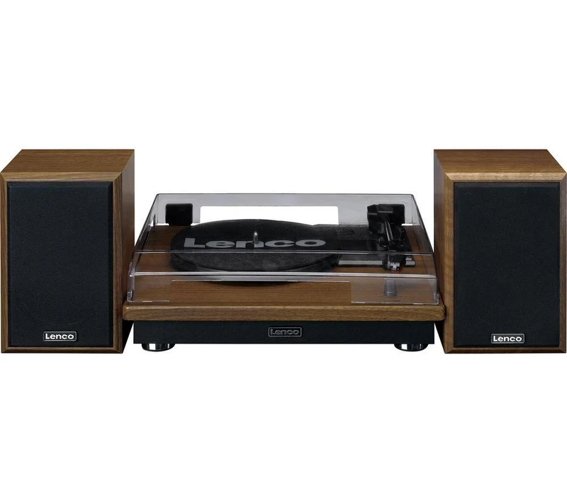 Image of Lenco LS-100 Turntable & HiFi Speakers