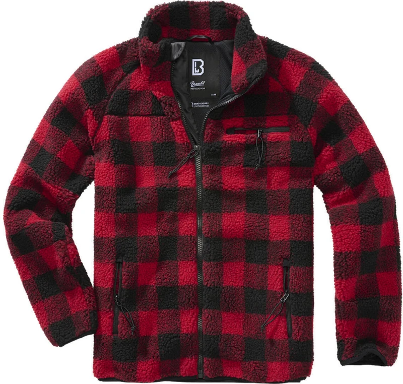 Image of Brandit Fleece Jacket Between-seasons Jacket red Black 3XL Men