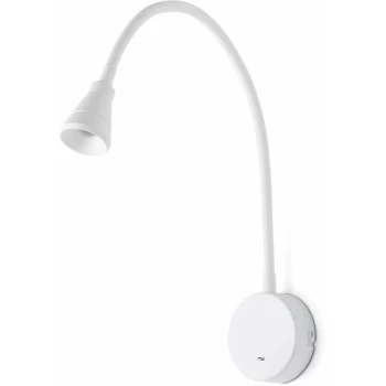 Image of Faro Bel - LED Indoor Wall Light Reading Lamp White