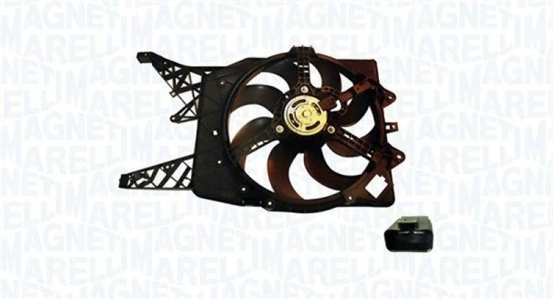 Image of MAGNETI MARELLI Fan, radiator MAGNETI MARELLI 069422763010