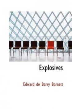 Image of Explosives by Edward De Barry Barnett Book
