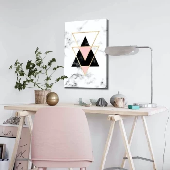 Image of 4570ABSC - 052 Multicolor Decorative Canvas Painting