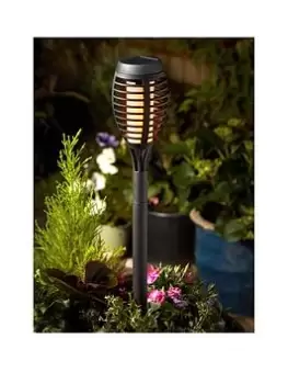 Image of Smart Solar Party Flaming Torch Black, 5 Pk
