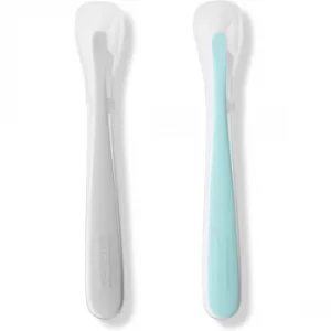 image of Skip Hop Easy-Feed Spoons (Grey & Teal)