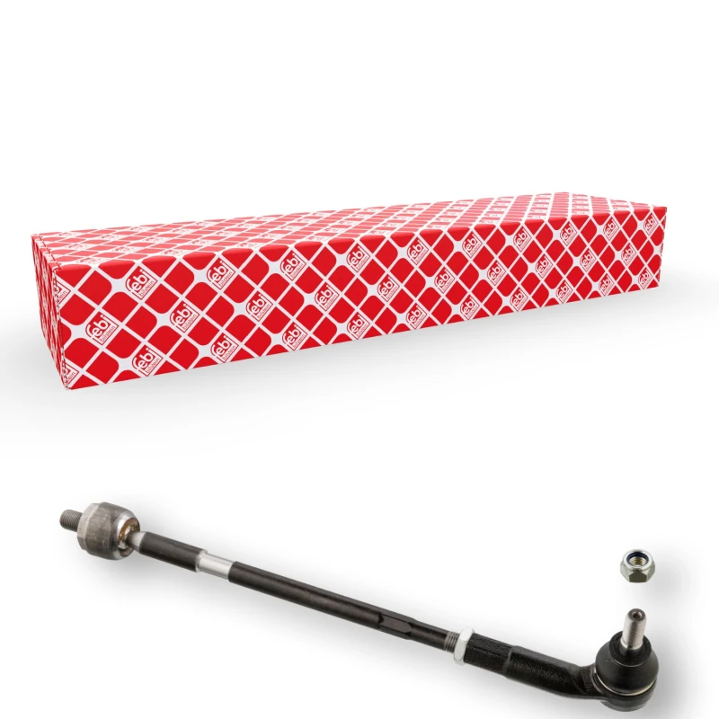 Image of FEBI BILSTEIN 102380 Tie Rod Front Axle Right, with lock nut Rod Assembly (284)