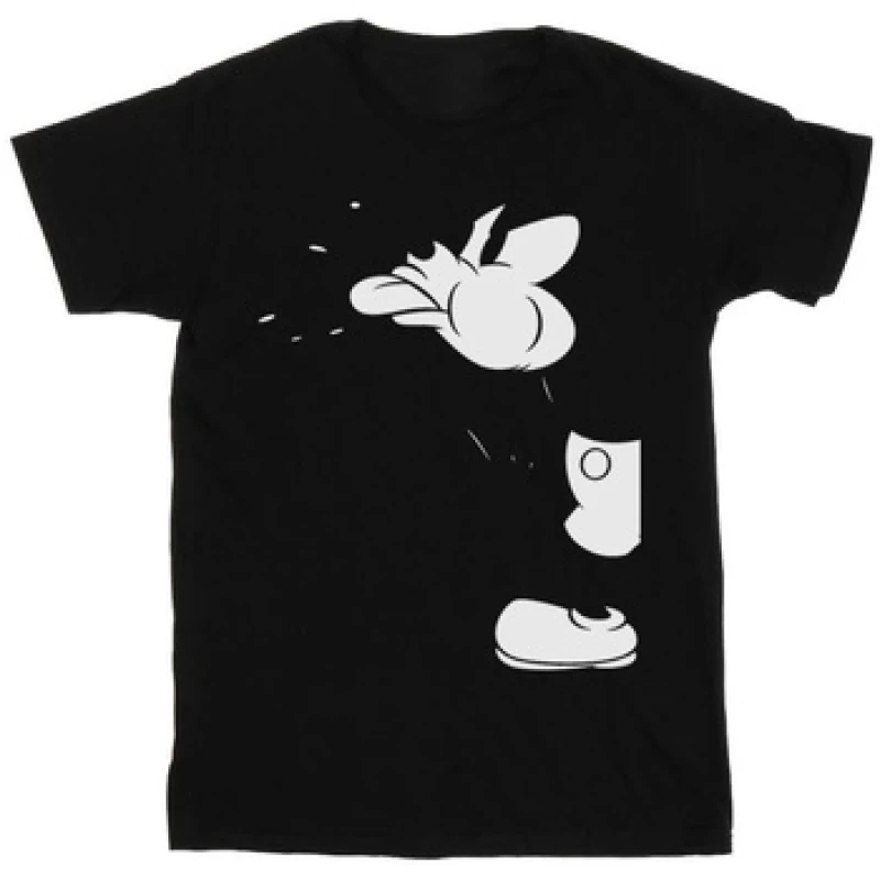 Image of Disney Mickey Mouse Cut T-Shirt Black male