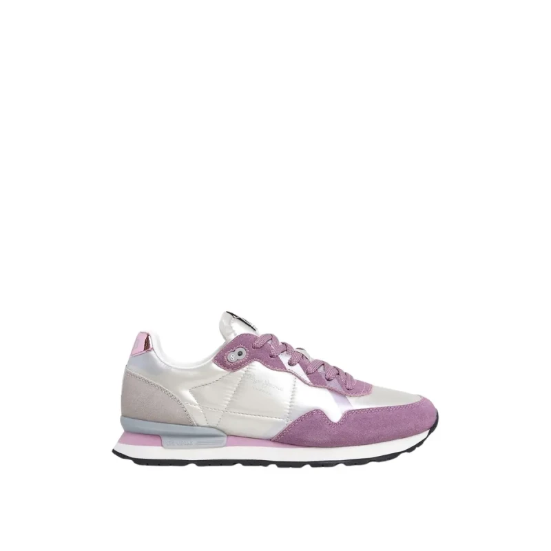 Image of Pepe Jeans Womens Sneakers Pepe Jeans Brit Printy Rose Female 36