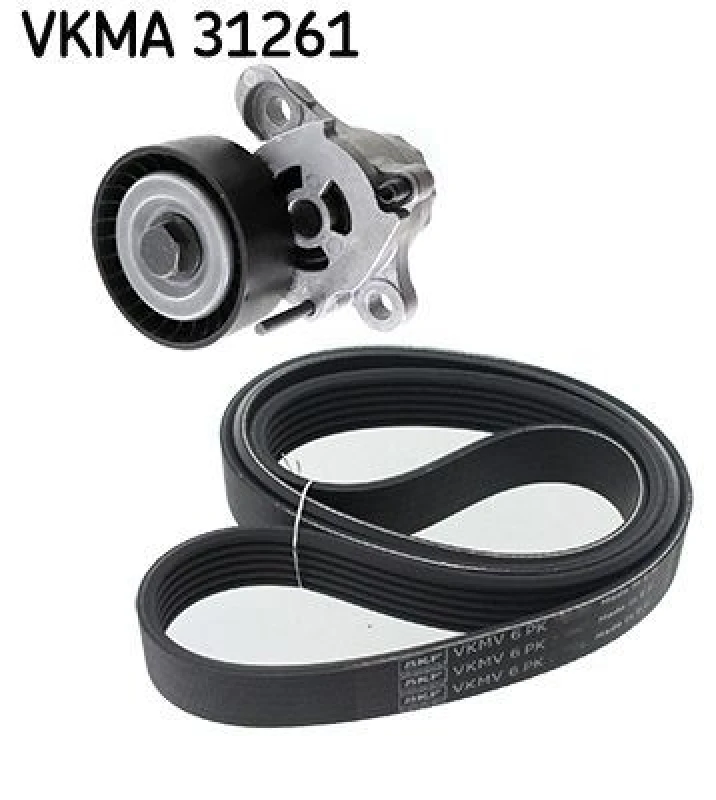 Image of SKF V-Ribbed Belt Set SKF VKMA 31261