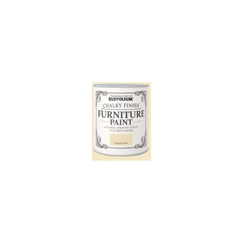 Image of Rust-Oleum Chalk Chalky Furniture Paint Clotted Cream 2.5L - Clotted Cream
