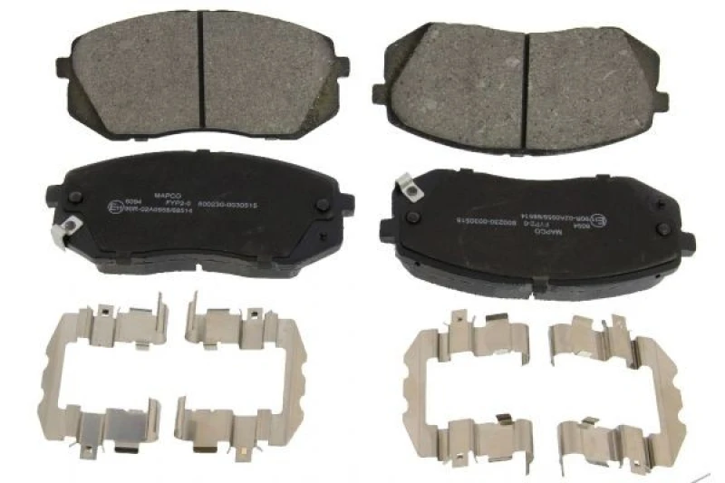 Image of MAPCO 6094 Brake pad set Front Axle, with acoustic wear warning, with accessories Brake Pad Set,disc brake (402)
