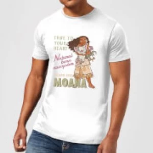 Image of Disney Moana Natural Born Navigator Mens T-Shirt - White - S
