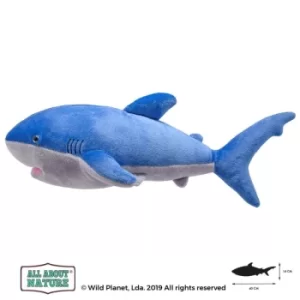 image of Blue Shark (All About Nature) 38cm Plush