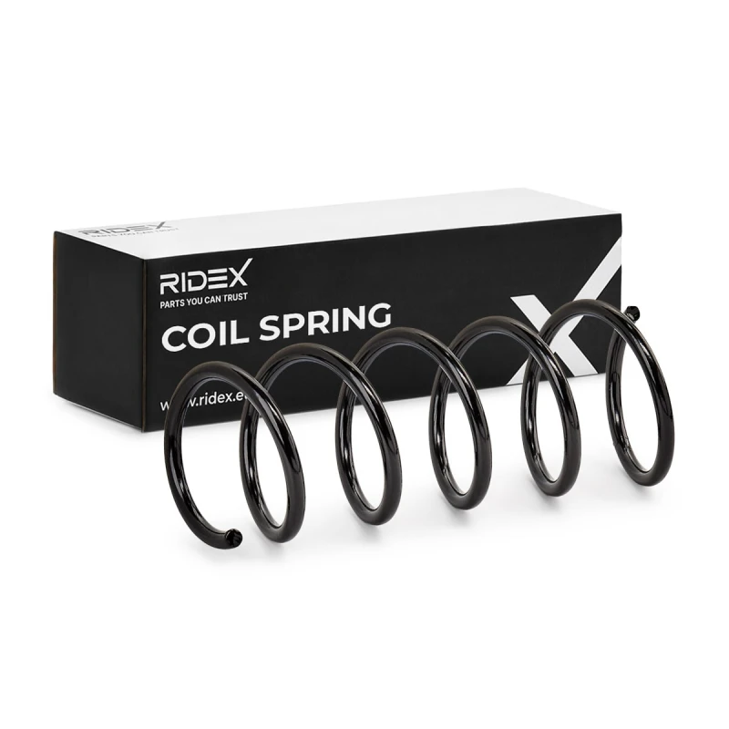 Image of RIDEX 188C1243 Coil spring Front Axle Coil Spring (188)