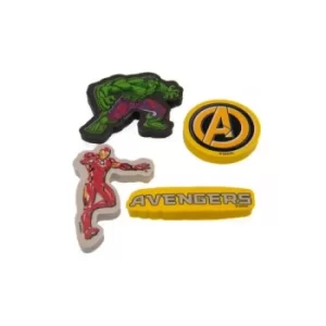 image of Marvel Comics 4pk Eraser Set